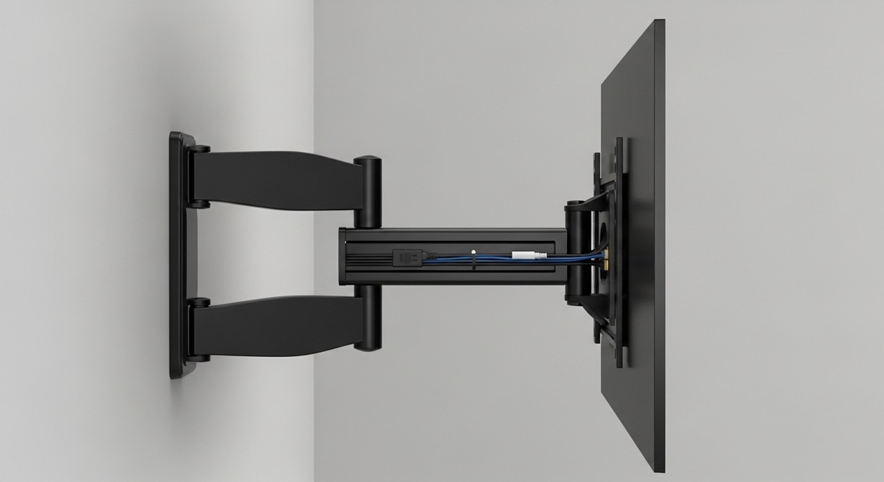 TV wall mount and installation hardware